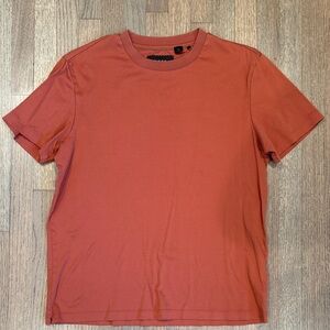 Hugo Boss Men's Crew Neck T-Shirt in Rust Orange